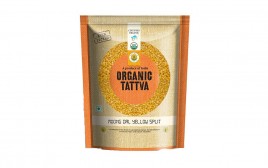 Organic Tattva Moong Dal Yellow Split   Pack  500 grams